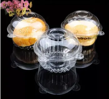 50 x Single Plastic Clear Cupcake Holder / Cake Container
50 x Single Plastic Clear Cupcake Holder / Cake Container