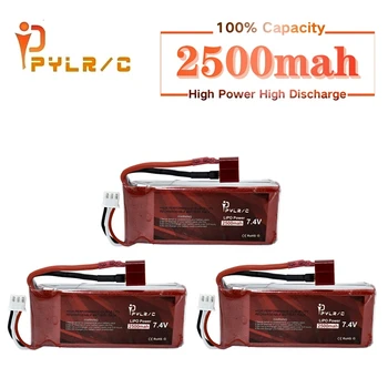 

For RC Cars 12428 12423 7.4v 2500mAh Lipo battery for Syma X8C X8W X8G X8 RC Quadcopter Spare Parts 2s 903480 7.4v Battery 10pcs