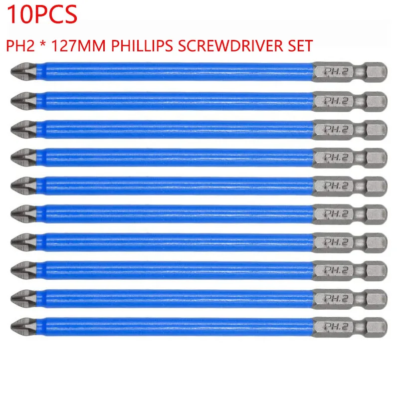 10Pcs PH2 Phillips Screwdriver Bit Set Non-slip Electric Screwdriver Drill Magnetic Manual Screwdriver Tools Set Professional
10Pcs PH2 Phillips Screwdriver Bit Set Non-slip Electric Screwdriver Drill Magnetic Manual Screwdriver Tools Set Professional