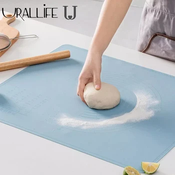 Urallife Jordan&Judy Silicone Baking Mat Plus Thickening Kneading Mat Scale Flour Rolling Dough Pad Kitchen Baking Cooking Tool
Urallife Jordan&Judy Silicone Baking Mat Plus Thickening Kneading Mat Scale Flour Rolling Dough Pad Kitchen Baking Cooking Tool