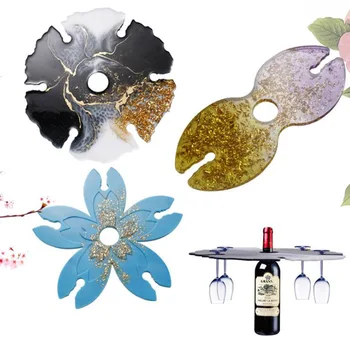 DIY Irregular Wine Rack Resin Mold Crystal Epoxy Resin Mold Silicone Red Wine Tray Mold Shaped Wine Glass Rack Coaster Mold
DIY Irregular Wine Rack Resin Mold Crystal Epoxy Resin Mold Silicone Red Wine Tray Mold Shaped Wine Glass Rack Coaster Mold