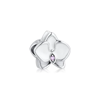 Wholesale 925 Sterling Silver White Enamel Orchid Flower Charm Beads for Jewelry Making Fits Original Charms Bracelets kralen
Wholesale 925 Sterling Silver White Enamel Orchid Flower Charm Beads for Jewelry Making Fits Original Charms Bracelets kralen