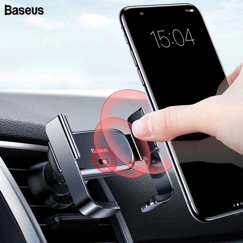 Baseus Mini Car Phone Holder Air Vent Support Bracket Car Charging Mount for iPhone 11 Xs Max Samsung Automatic Car Phone Holder
Baseus Mini Car Phone Holder Air Vent Support Bracket Car Charging Mount for iPhone 11 Xs Max Samsung Automatic Car Phone Holder