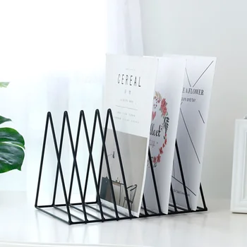 2x Nordic triangle simple wrought iron desktop storage rack shelf file magazine Bookend office rack Stationery Organizer Holder
2x Nordic triangle simple wrought iron desktop storage rack shelf file magazine Bookend office rack Stationery Organizer Holder