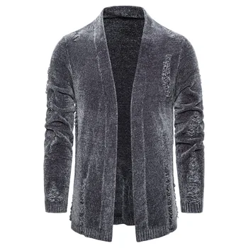 Spring Autumn men ripped destroyed punk knitted sweater hip hop cardigan man vintage knitwear korean style jersey hombre
Spring Autumn men ripped destroyed punk knitted sweater hip hop cardigan man vintage knitwear korean style jersey hombre