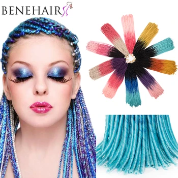 BENEHAIR Ombre Crochet Braid Hair Faux Locs Synthetic Crochet Hair Extensions Goddess Braiding Hair Fake Hair For Black Women
BENEHAIR Ombre Crochet Braid Hair Faux Locs Synthetic Crochet Hair Extensions Goddess Braiding Hair Fake Hair For Black Women