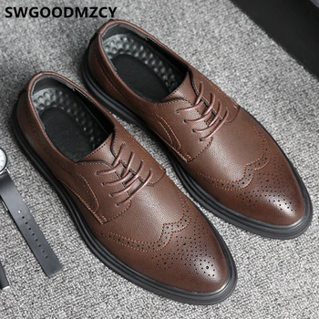Brogues Men Leather Dress Shoes Corporate Shoes For Men Italian Shoes For Men Erkek Ayakkabi Klasik Sapato Masculino Oxford
Brogues Men Leather Dress Shoes Corporate Shoes For Men Italian Shoes For Men Erkek Ayakkabi Klasik Sapato Masculino Oxford
