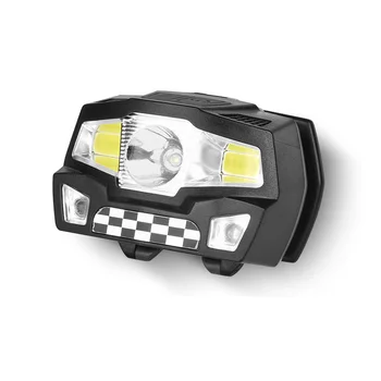800LM Induction Sensor Headlamp COB+X Pg 3 Modes USB Charging 45° Rotation Cycling Torch Emergency Lantern Spotlight
800LM Induction Sensor Headlamp COB+X Pg 3 Modes USB Charging 45° Rotation Cycling Torch Emergency Lantern Spotlight