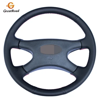 Hand-stitched Black Genuine leather Car Steering Wheel Cover for Lada Niva 2006-2017 2107 1997-2012
Hand-stitched Black Genuine leather Car Steering Wheel Cover for Lada Niva 2006-2017 2107 1997-2012