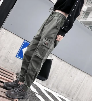 Black Cargo Pants Women Casual High Waist Loose Ladies Hip Hop Trousers Korean ArmyGreen Joggers Pants Funny Streetwear Female
Black Cargo Pants Women Casual High Waist Loose Ladies Hip Hop Trousers Korean ArmyGreen Joggers Pants Funny Streetwear Female