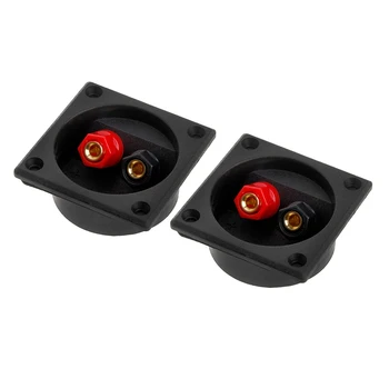 2pcs Copper Terminal Block Speaker Junction Box Connector DIY Home Black Speaker Box Terminal Binding Posts
2pcs Copper Terminal Block Speaker Junction Box Connector DIY Home Black Speaker Box Terminal Binding Posts