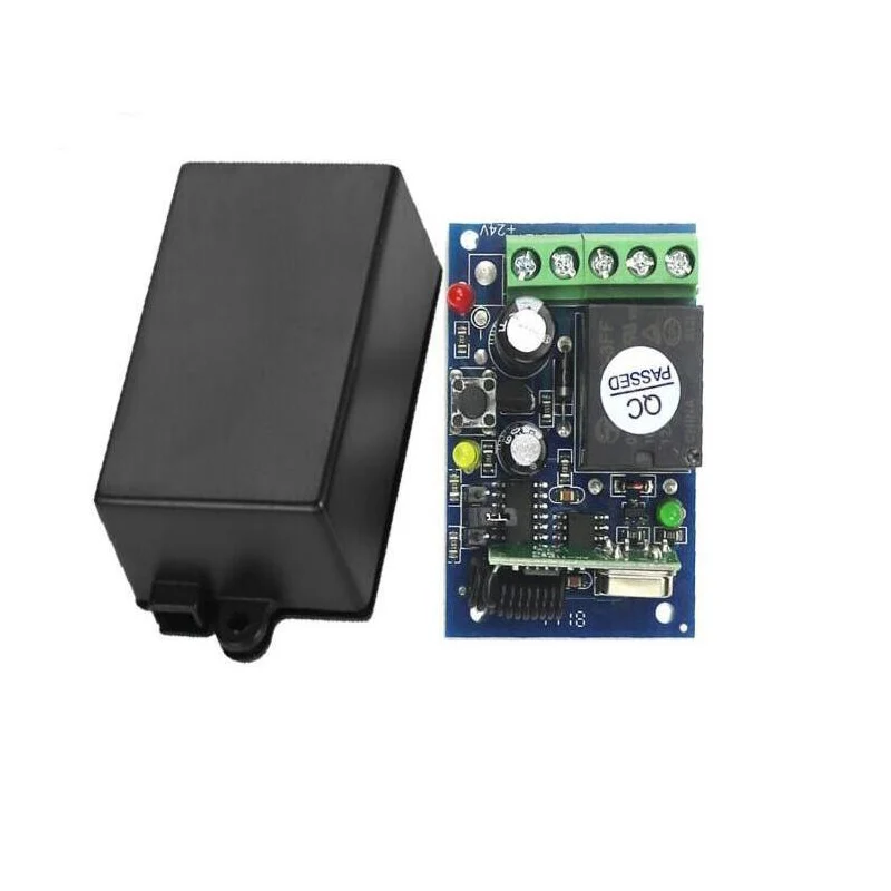 Universal DC 12 v 1 channal wireless remote control 315MHZ/433MHZ receiver Relay Receiver Module for Light
Universal DC 12 v 1 channal wireless remote control 315MHZ/433MHZ receiver Relay Receiver Module for Light