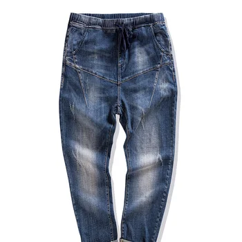 2020 large elastic waist jeans men's fattening up loose elastic fat pants
2020 large elastic waist jeans men's fattening up loose elastic fat pants