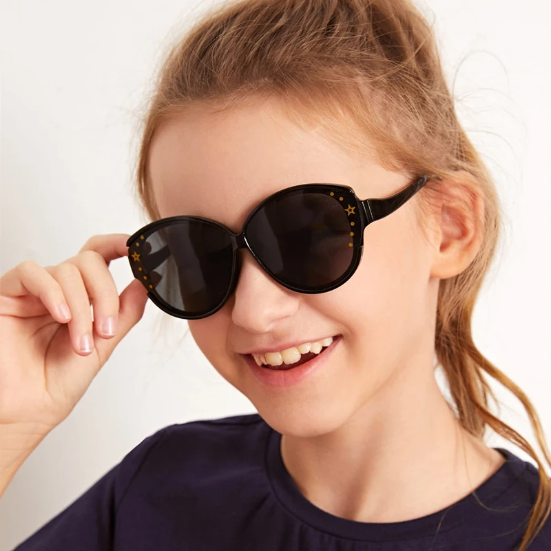 Children Round Cateye Sunglasses Fashion Pentacle Decoration Gradient Kid Sun Glasses Boy Girl Unisex Retro UV400 Mirror Goggle
Children Round Cateye Sunglasses Fashion Pentacle Decoration Gradient Kid Sun Glasses Boy Girl Unisex Retro UV400 Mirror Goggle
