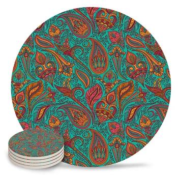 Paisley Pattern Placemat Ceramic Drink Coasters Table Decoration Absorbent Moisture
Paisley Pattern Placemat Ceramic Drink Coasters Table Decoration Absorbent Moisture
