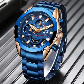 50m Waterproof Hot Dropship Full Steel Men Watch Military Wrist Watches Chronograph Fashion Men Sports Watch Relogio Masculino
50m Waterproof Hot Dropship Full Steel Men Watch Military Wrist Watches Chronograph Fashion Men Sports Watch Relogio Masculino
