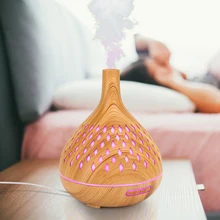 Humidifier Diffuser Aromatic Aromatherapy 400ML Hollow Out Wood Grain Mist Maker Remote LED Control Discoloration Light YANKE
Humidifier Diffuser Aromatic Aromatherapy 400ML Hollow Out Wood Grain Mist Maker Remote LED Control Discoloration Light YANKE