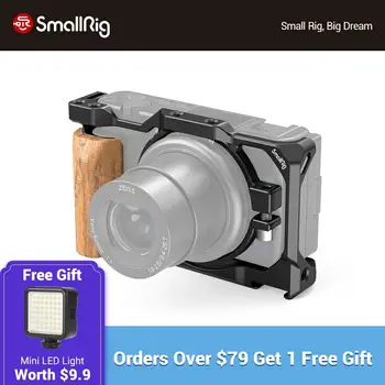SmallRig Camera Cage For Sony ZV1 Dslr Cage With Wooden Handle Grip Cold Shoe For Microphone/Led/Light Camera DIY Rig- 2937
SmallRig Camera Cage For Sony ZV1 Dslr Cage With Wooden Handle Grip Cold Shoe For Microphone/Led/Light Camera DIY Rig- 2937