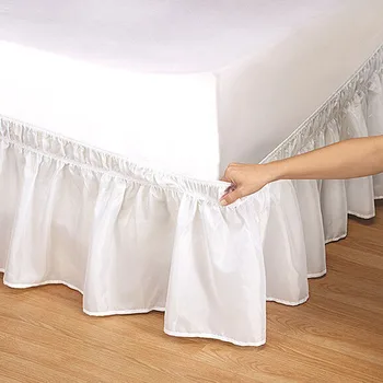 New Bed Skirt Brushed Ruffle Cloth Bed Covers Without Bed Surface Elastic Band Bed Skirts Height Bedspread Bed Apron 
New Bed Skirt Brushed Ruffle Cloth Bed Covers Without Bed Surface Elastic Band Bed Skirts Height Bedspread Bed Apron