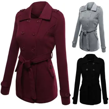 2019 New Women Winter Long Peacoat Coat Trench Outwear Coat Ladies Double-breasted Slim Fit Trench Mujer Plus Size S-2XL
2019 New Women Winter Long Peacoat Coat Trench Outwear Coat Ladies Double-breasted Slim Fit Trench Mujer Plus Size S-2XL