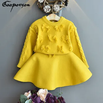Fashion Christmas Kids Clothes Knit Embroidery Sweater Top&skirt Fall Little Girls Outfits Winter Children Clothing Set
Fashion Christmas Kids Clothes Knit Embroidery Sweater Top&skirt Fall Little Girls Outfits Winter Children Clothing Set