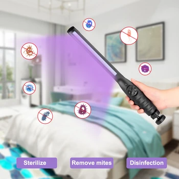 Handheld 30 LED UV Disinfection Lamp Germicidal UVC Sterilization Light Tube Portable Sterilizer Lamps Travel Office Home
Handheld 30 LED UV Disinfection Lamp Germicidal UVC Sterilization Light Tube Portable Sterilizer Lamps Travel Office Home