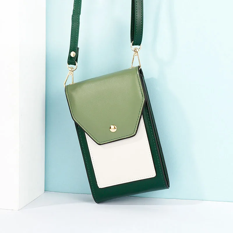 Retro Color Block Phone Bag Envelope 2020 New Hanging Neck Coin Messenger Bag Net Red Packet Mini Fashion Simplicity All-match
Retro Color Block Phone Bag Envelope 2020 New Hanging Neck Coin Messenger Bag Net Red Packet Mini Fashion Simplicity All-match