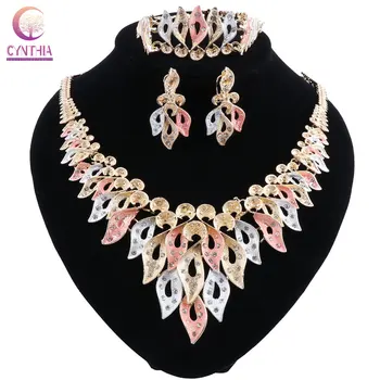 CYNTHIA Dubai Jewelry Sets Wedding Bridal Jewelry Sets Crystal Necklace Earrings Ring Set African Beads Jewelry Set For Women
CYNTHIA Dubai Jewelry Sets Wedding Bridal Jewelry Sets Crystal Necklace Earrings Ring Set African Beads Jewelry Set For Women