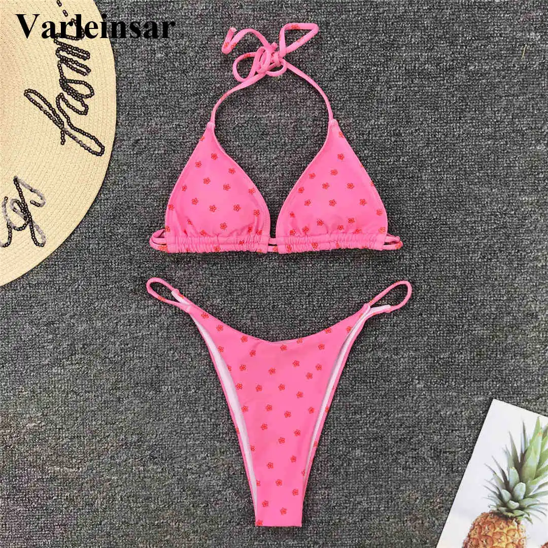 NEW Sexy High Leg Cut Bikini 2019 Women Swimwear Female Swimsuit Two-pieces Bikini set Halter Bather Bathing Suit Swim V1567P
NEW Sexy High Leg Cut Bikini 2019 Women Swimwear Female Swimsuit Two-pieces Bikini set Halter Bather Bathing Suit Swim V1567P