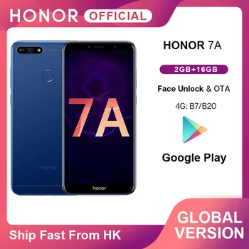 In Stock Honor 7A Global Version Smartphone Google Play 2GB 16GB Snapdragon 430 Octa Core 5.7 inch Front 8.0MP Rear 13.0MP
In Stock Honor 7A Global Version Smartphone Google Play 2GB 16GB Snapdragon 430 Octa Core 5.7 inch Front 8.0MP Rear 13.0MP