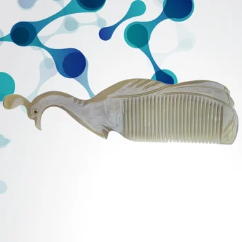 1pc Hair Comb Natural Ox Horn Anti-static Horn Comb Peacock Carving Hair Comb Head Massage Comb for Women
1pc Hair Comb Natural Ox Horn Anti-static Horn Comb Peacock Carving Hair Comb Head Massage Comb for Women