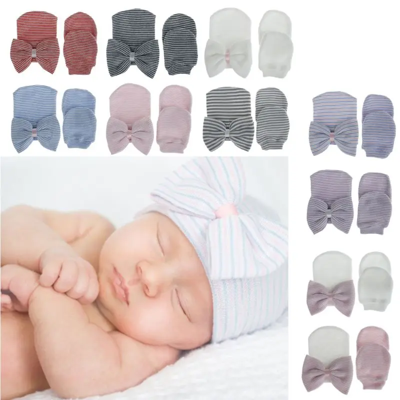1PC Newborn Baby Hat and Mitten Set Hospital Knit Hat Cap with Big Bow Soft Cute Knot Nursery Beanie Hat
1PC Newborn Baby Hat and Mitten Set Hospital Knit Hat Cap with Big Bow Soft Cute Knot Nursery Beanie Hat