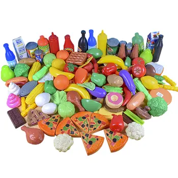 120Pcs Pretend Simulation Kitchen Toys Cutting Fruit Vegetables Miniature Safety Food Cognition Set Educational Toy for Children
120Pcs Pretend Simulation Kitchen Toys Cutting Fruit Vegetables Miniature Safety Food Cognition Set Educational Toy for Children