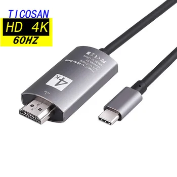 4K 60Hz Type C to HDMI Cable USB C to HDMI Cable Converter 4K Type-c USB 3.1 Thunderbolt 3 Adapter for Macbook iPad Samsung S8
4K 60Hz Type C to HDMI Cable USB C to HDMI Cable Converter 4K Type-c USB 3.1 Thunderbolt 3 Adapter for Macbook iPad Samsung S8