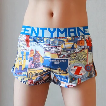 2019 Underwear Men Map Letter Graffiti City Printed Sexy Short Loose Boxer Men Low Waist Boxer cueca masculina!
2019 Underwear Men Map Letter Graffiti City Printed Sexy Short Loose Boxer Men Low Waist Boxer cueca masculina!