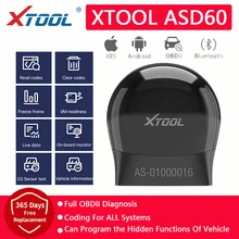 XTOOL ASD60 Full Automotivo OBD2 Diagnostic Tools Read/Clear Code With 15 Reset Functions For Benz For VW For BMW Free Update
XTOOL ASD60 Full Automotivo OBD2 Diagnostic Tools Read/Clear Code With 15 Reset Functions For Benz For VW For BMW Free Update
