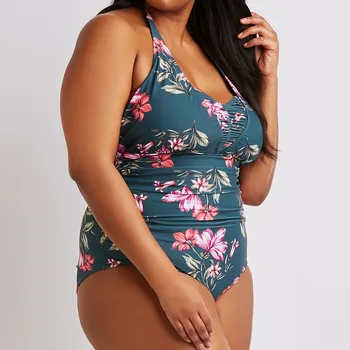 Sexy Swimwear Women One Pieces High Waist Beachwear Plus Size Cut Out Printed Swimsuit Bikini 2020 mujer купальник женский L41 
Sexy Swimwear Women One Pieces High Waist Beachwear Plus Size Cut Out Printed Swimsuit Bikini 2020 mujer купальник женский L41
