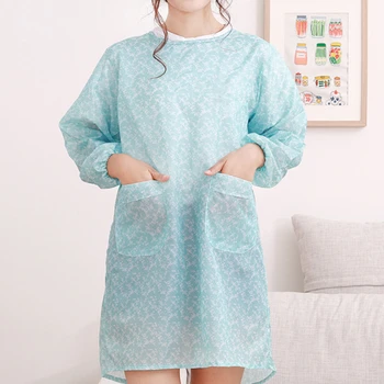 Blue Fashion Home Kitchen Long Sleeve Apron Adult Gown Waterproof And Oil Resistant Cooking Work Apron
Blue Fashion Home Kitchen Long Sleeve Apron Adult Gown Waterproof And Oil Resistant Cooking Work Apron