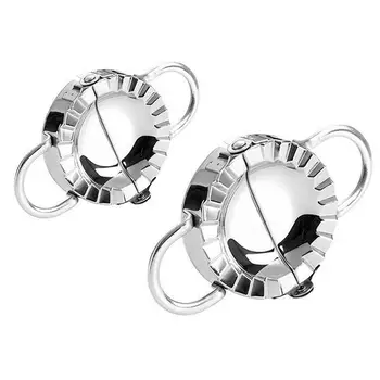 Dumpling Maker 2 PCS Stainless Steel Dumpling Mold and Dough Press for Home Kitchen,Stainless Steel Dough Press Dumpling Pie Rav 
Dumpling Maker 2 PCS Stainless Steel Dumpling Mold and Dough Press for Home Kitchen,Stainless Steel Dough Press Dumpling Pie Rav