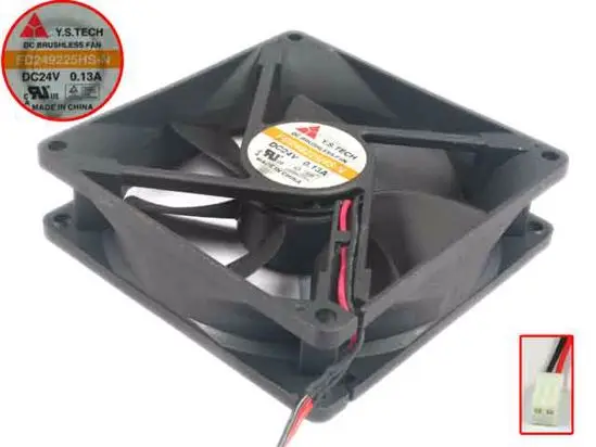 Emarco Y.S.TECH FD249225HS-N DC 24V 0.13A 2-проводной 90x90x25 мм вентилятор охлаждения сервера
Emarco Y.S.TECH FD249225HS-N DC 24V 0.13A 2-проводной 90x90x25 мм вентилятор охлаждения сервера