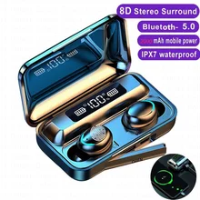 Bluetooth V5.0 Earphones Wireless Headphones With Microphone Sports Waterproof Headsets 2200mAh Charging Box For iOS Android
Bluetooth V5.0 Earphones Wireless Headphones With Microphone Sports Waterproof Headsets 2200mAh Charging Box For iOS Android