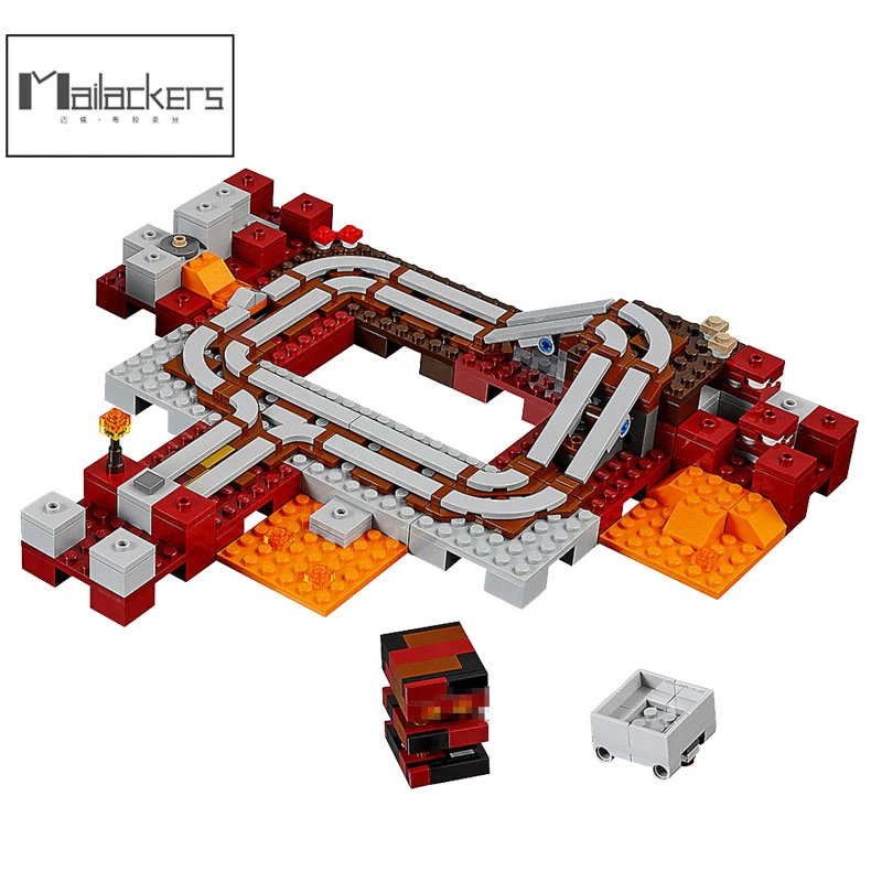 Minecraft Series The Nether Railway Building Blocks Figures Steven Sword Set Toys For Kids Gift Compatible With Minecraft Bricks
Minecraft Series The Nether Railway Building Blocks Figures Steven Sword Set Toys For Kids Gift Compatible With Minecraft Bricks