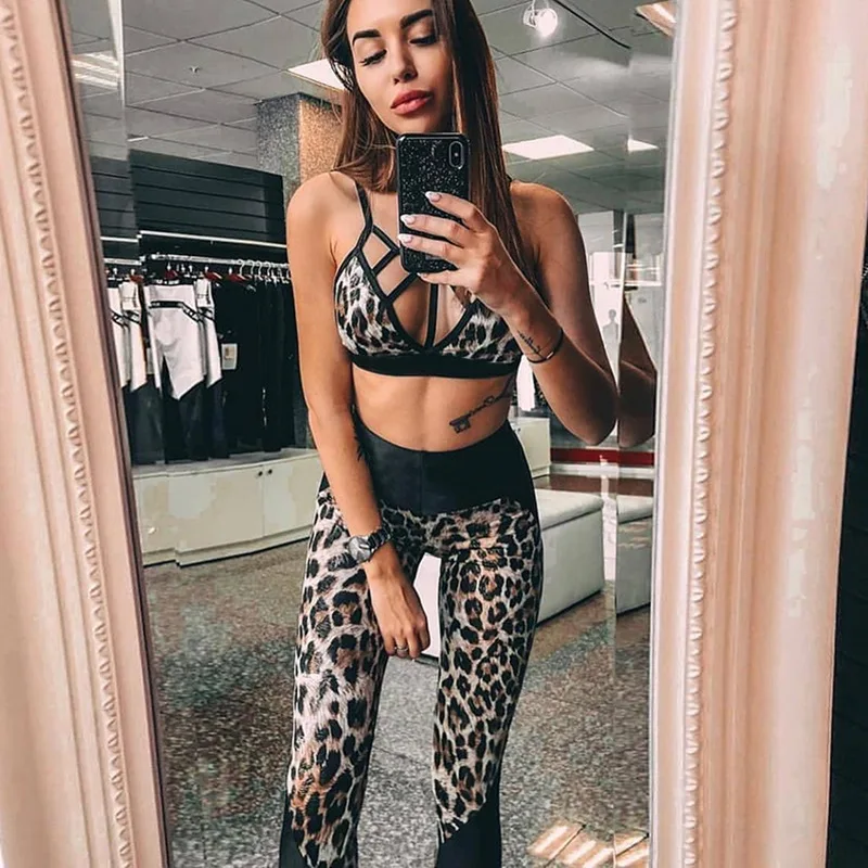 High Waisted Leopard print Yoga Set Seamless Exercise Tights Women Pants Gym Leggings for Fitness Clothing ropa deportiva mujer
High Waisted Leopard print Yoga Set Seamless Exercise Tights Women Pants Gym Leggings for Fitness Clothing ropa deportiva mujer