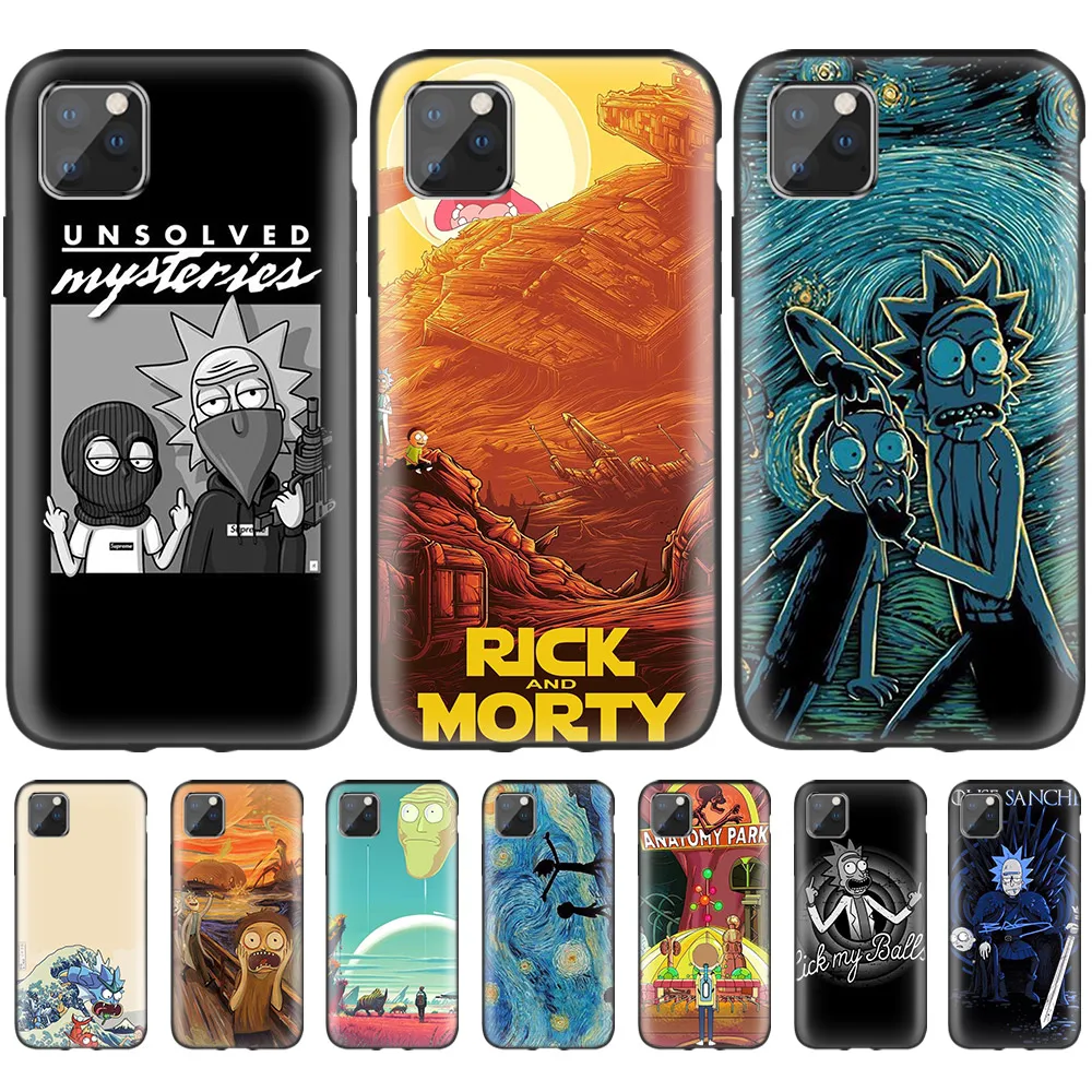 Rick And Morty Sun Case for iPhone 11 Pro XS Max XR X 10 7 8 6 6S + Plus 5S 5 SE 7S Black Silicone Phone Coque Casings Anime Cas
Rick And Morty Sun Case for iPhone 11 Pro XS Max XR X 10 7 8 6 6S + Plus 5S 5 SE 7S Black Silicone Phone Coque Casings Anime Cas