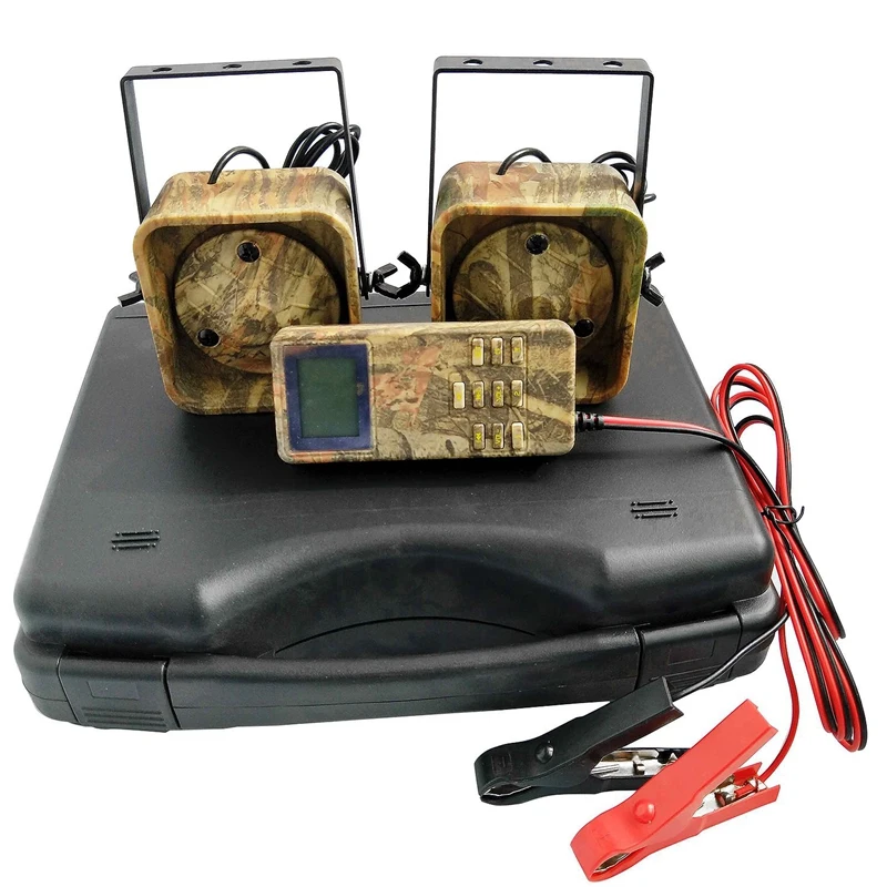 Hunting Decoy Mp3 Bird Caller Sounds Player Built-In 200 Bird Voice Hunting Decoy 2 Players 50W Animal Caller for Hunting
Hunting Decoy Mp3 Bird Caller Sounds Player Built-In 200 Bird Voice Hunting Decoy 2 Players 50W Animal Caller for Hunting