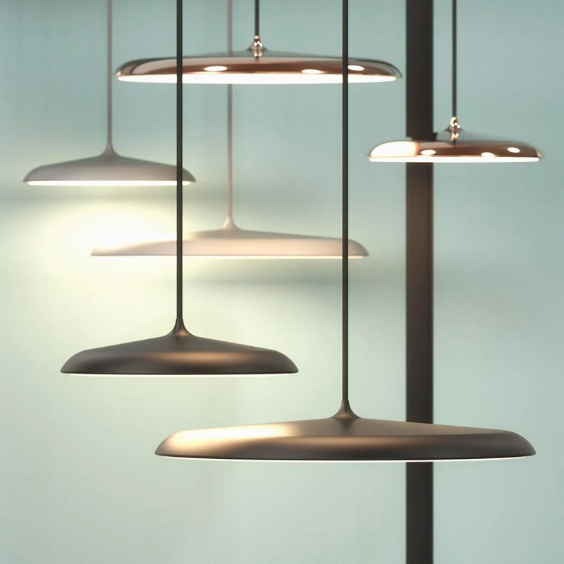 Современный Дания художественный дизайн НЛО дискосветодиодный подвесные