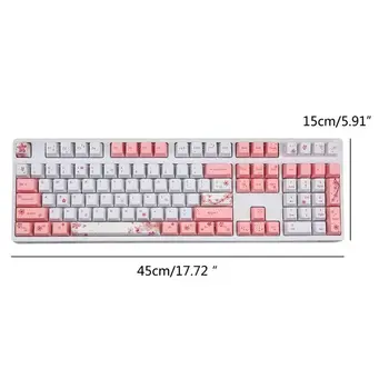 OEM PBT Cherry Blossom Keycap Mechanical Keyboard Keycaps Dye-Sublimation Keycap
OEM PBT Cherry Blossom Keycap Mechanical Keyboard Keycaps Dye-Sublimation Keycap