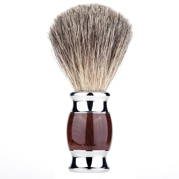 Man Pure Badger Hair Shaving Brush Wood 100% for Razor Safety Straight Classic Safety Razor 11.5cm x 5.6cm Wood Grain
Man Pure Badger Hair Shaving Brush Wood 100% for Razor Safety Straight Classic Safety Razor 11.5cm x 5.6cm Wood Grain