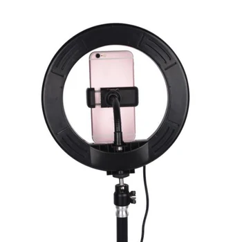 LED Selfie Ring Light Dimmable with Phone Holder for Live Streaming Video Photography GK99
LED Selfie Ring Light Dimmable with Phone Holder for Live Streaming Video Photography GK99