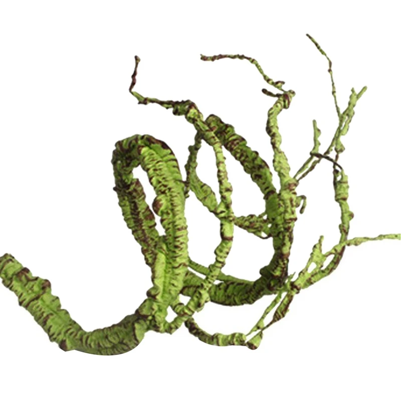 ELEG-Flexible Bendable Artificial Tree Vine Jungle Vines Pet Habitat Decor for Lizard Frogs Snakes and More Reptiles
ELEG-Flexible Bendable Artificial Tree Vine Jungle Vines Pet Habitat Decor for Lizard Frogs Snakes and More Reptiles